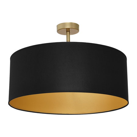Milagro - Lampa sufitowa BEN BLACK/GOLD 3xE27