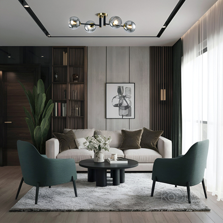 Lampa sufitowa GLOBE ELEGANCE SMOKE S4 4xE14 Kobi Design