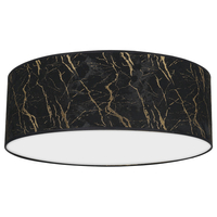 Milagro - Lampa sufitowa SENSO Black/Gold 3xE27 Ø50cm