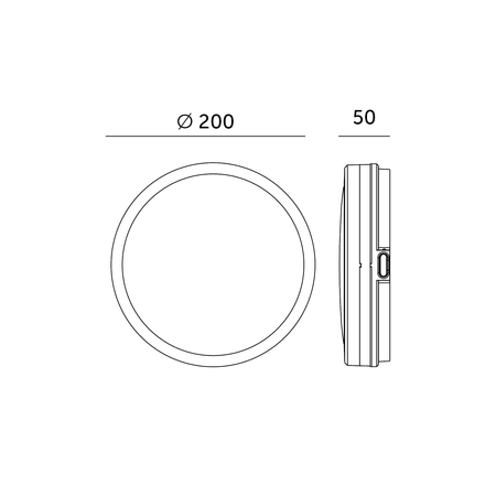 Plafon z czujnikiem ruchu LED NAIROS G2 12W 3CCT LX IP65 biały Kobi Premium