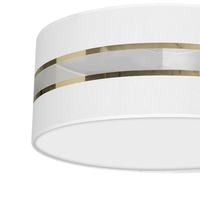 Milagro - Lampa Sufitowa ULTIMO WHITE 2xE27 Ø40cm
