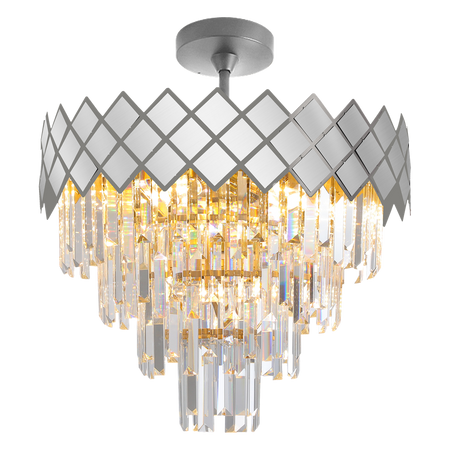 Milagro - Lampa sufitowa CARISMA CHROME 9xE14
