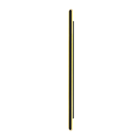 STICK lampa ścienna zewnetrzna L-180 czarny 60W  klosz opal IP65