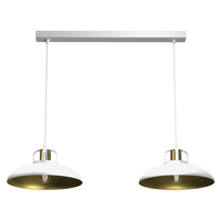 Milagro - Lampa wisząca FELIX WHITE/GOLD 2xE27