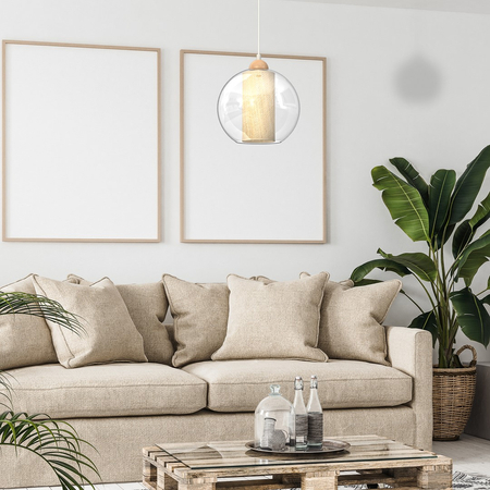 Milagro - Lampa wisząca TELA 1xE27 fi25