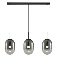 Milagro - Lampa wisząca ALIAS BLACK 3xE14