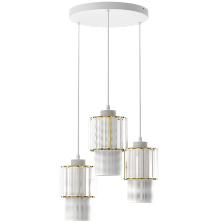 Milagro - Lampa wisząca BLANCO 3xE27