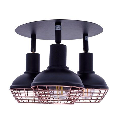 Milagro - Lampa sufitowa LOGAN 3xE14