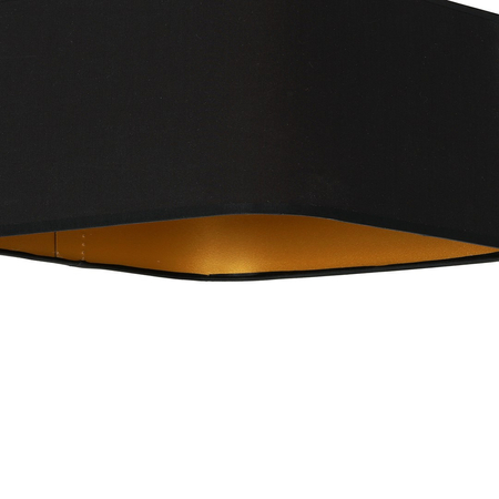 Milagro - Lampa podsufitowa NAPOLI BLACK/GOLD 1xE27