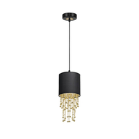 Milagro - Lampa wisząca ALMERIA BLACK/GOLD 1xE27