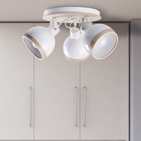 Milagro - Lampa sufitowa OVAL WHITE 3xE27