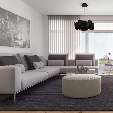 Milagro - Lampa wisząca TORINO BLACK 24W LED