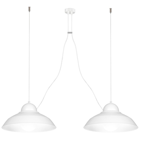 Milagro - Lampa wisząca GUSTAV WHITE 2xE27