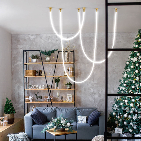Lampa wisząca Rope Light 3 m biała Tuya Smart LED CCT
