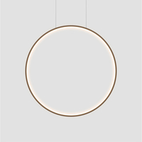 Lampa wisząca Mirror L czarna IP44 LED CCT