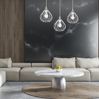 Milagro - Lampa wisząca KANE WHITE 3xE27