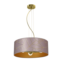 Milagro - Lampa wisząca ZIGGY PINK Gold/Pink 3xE27