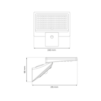 Naświetlacz Solarny Milo 8W 1000lm 4000K