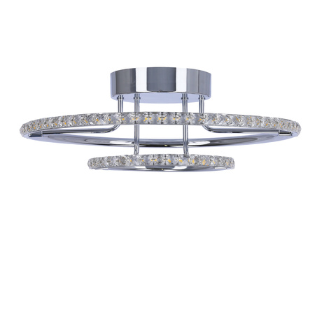 Candellux - Adel Lampa Sufitowa Plafon 40 36W Led Chrom 3000K