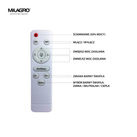 Milagro - Plafon LENA 40W LED Ø480 mm