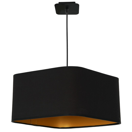 Milagro - Lampa wisząca NAPOLI BLACK/GOLD 1xE27
