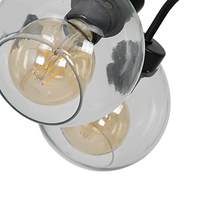 Milagro - Lampa sufitowa SOFIA CLEAR 5xE27