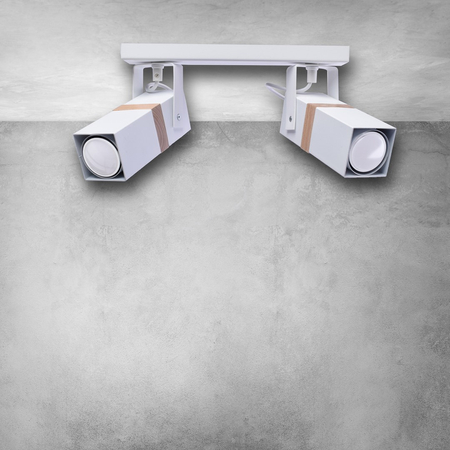 Milagro - Lampa sufitowa VIDAR WHITE 2xGU10