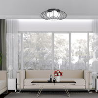 Milagro - Lampa Sufitowa KRONOS BLACK 3xE14