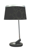 IMPRESJA LAMPA 1*60W E27 CZARNA CHROM