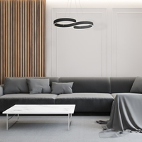 Milagro - Lampa wisząca INFINITY BLACK 60W LED