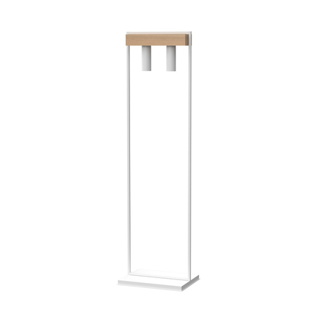 Milagro - Lampa stojąca WEST WHITE 2xGU10