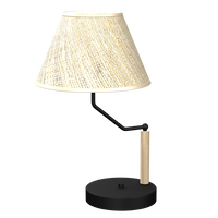 Milagro - Lampka stołowa ETNA Black 1xE27