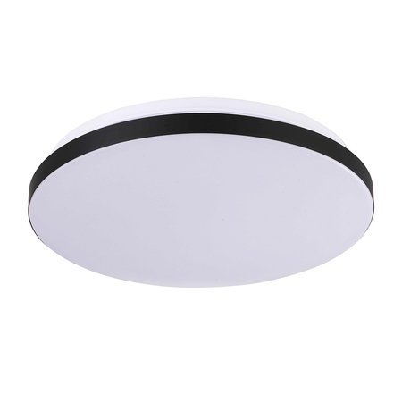 Plafon Babilon 38 cm czarny LED 4000K