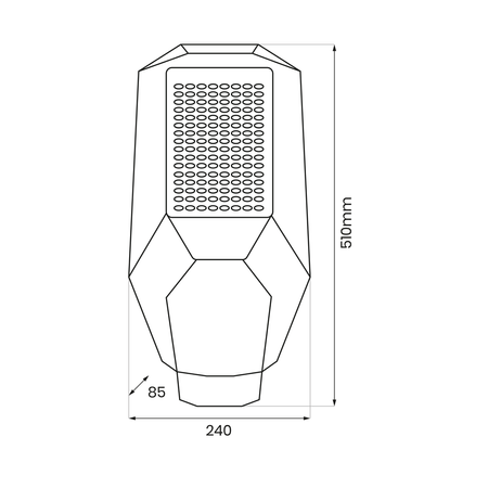 Eko-Light - Latarnia Solarna Kobra 200W 6500K