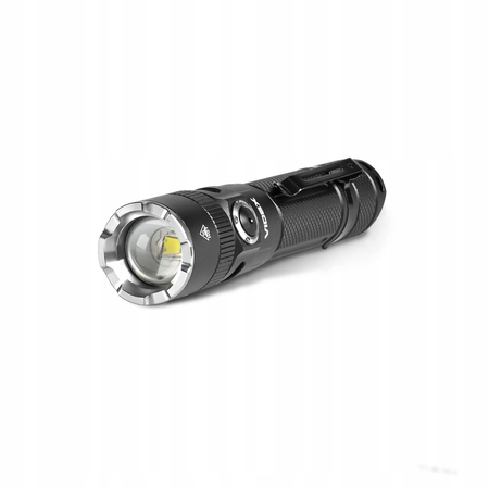 Latarka LED Videx 1500 Lumenów, Barwa 5000K, USB C, IP67, Zasięg 230 Metrów