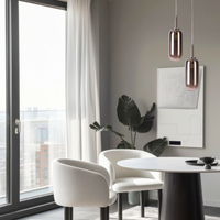 LAMPA WISZĄCA FIUGGI 1 SREBRNY