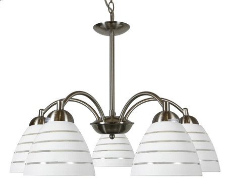 ULI LAMPA WISZĄCA 5X60W E27 SATYNA