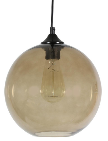 Candellux - Edison Lampa Wisząca 25 1X60W E27 Brązowy + Żarówka