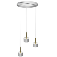 Lampa wisząca Arena 3xGX53 Biały/Złoty