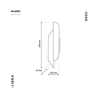 Milagro - Kinkiet LIBRA 4xE14