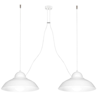 Milagro - Lampa wisząca GUSTAV WHITE 2xE27