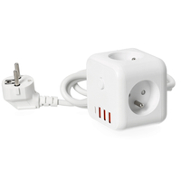 Przedłużacz LINEA PRO CUBE C 3gn+3USB/1USB-C/1,5m/Zu+W biały Kobi