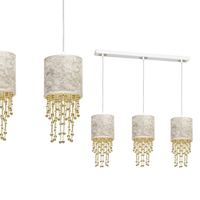 Milagro - Lampa wisząca ALMERIA WHITE/GOLD 3xE27