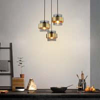 Lampa wisząca Miele dymna 3xE27