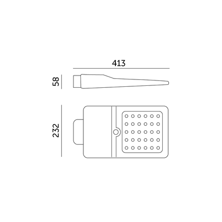 Oprawa drogowa z czujnikiem ruchu Solar LED STREET 15W 4000K IP65 Kobi