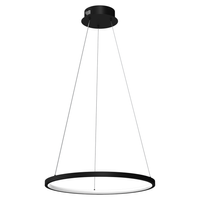 Milagro - Lampa wisząca ROTONDA BLACK 27W LED