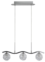 STARLET LAMPA WISZĄCA 3X40W G9 CHROM/TRANSPARENT