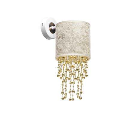 Milagro - Kinkiet ALMERIA WHITE/GOLD 1xE27