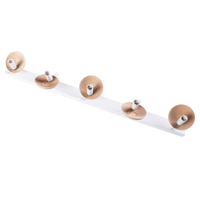 Milagro - Lampa sufitowa SFERA WOOD 5xE14
