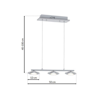 Milagro - LAMPA WISZĄCA ELLIPSE 15W LED
